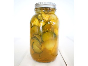 Refrigerator Ice Cream Pail Pickles for ATCO Blue Flame Kitchen for August 15, 2018. Image supplied by ATCO Blue Flame Kitchen