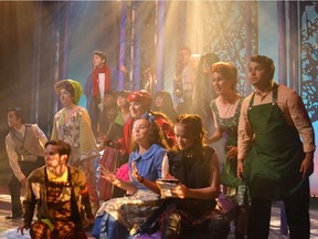 The cast of StoryBook Theatre's Into the Woods. Courtesy, StoryBook Theatre.