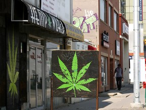 Weed stores are starting to pop up around Calgary as the legal date is approaching on Wednesday Aug. 8, 2018.