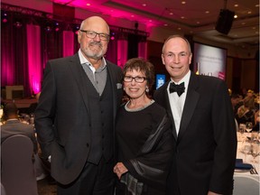 The fifth annual Beat Goes On Gala Sept. 8 was an enormous success and raised more than $900,000 for The Libin Cardiovascular Institute of Alberta. Pictured, from left, are gala co-chair Ken King of the Calgary Sports and Entertainment Corporation and his wife Marilyn with Dr. Todd Anderson, Libin Institute director.