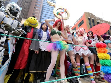 Thousands came out to watch and take part in Calgary's Pride Parade on Sunday, Sept. 2, 2018.