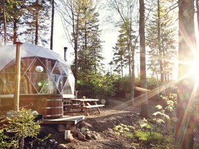 New Brunswick boasts one of Canada's best glamping set ups.