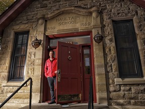 Josh White, president of Doors Open YYC, in front of Haultain School in Calgary, on Wednesday Sept. 19, 2018. More than 40 different locations will be open to visitors between 10 a.m. and 4 p.m. on Saturday and Sunday.