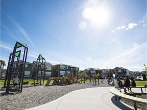 Qualico will open a new playground in Evanston this weekend, along with new show homes.