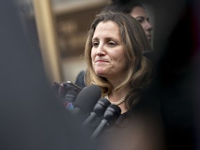 Foreign Affairs Minister Chrystia Freeland resumes NAFTA talks on Wednesday in Washington.