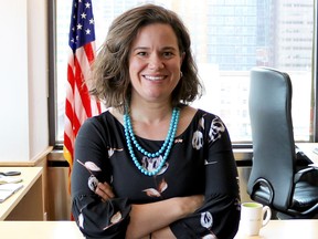Lucia Piazza is the new U.S. Consul General in Calgary. Supplied photo, for David Parker column. September 2018.
