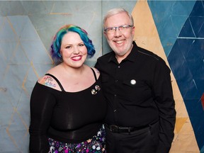 Jessie and Leonard Maltin. Courtesy, Calgary International Film Festival.