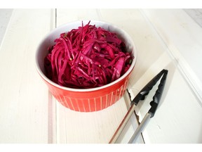 Pickled Red Cabbage for ATCO Blue Flame Kitchen for Oct. 10, 2018; image supplied by ATCO Blue Flame Kitchen