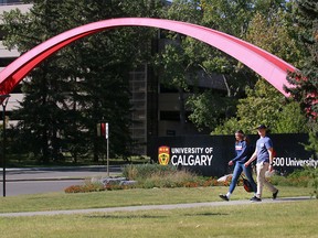 University of Calgary campus, photographed on Sept. 5, 2018.