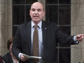 NDP ethics critic Nathan Cullen in Question Period in the House of Commons, on Feb. 2, 2017 in Ottawa.
