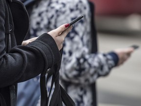 People seem to spend all their times watching their cellphones instead of each other.