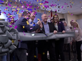 Sundial Growers celebrates the grand opening of their Olds facility on Wednesday, Oct. 10, 2018.