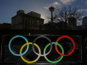 Calgary Olympic Plaza in downtown Calgary on Friday, Oct. 26, 2018.