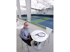 Danny Da Costa is general manager for the Alberta Tennis Centre.  Gavin Young/Postmedia