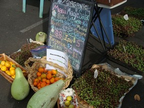 Farm fresh offerings at Upcountry Farmers Market on Maui. Courtesy Colleen Seto