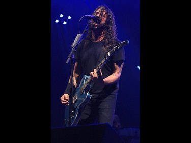 The Foo Fighters perform to a packed house at the Saddledome in Calgary on Tuesday, October 23, 2018. Dean Pilling/Postmedia