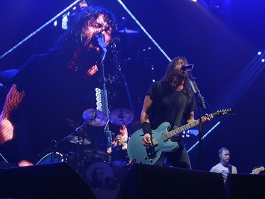 The Foo Fighters perform to a packed house at the Saddledome in Calgary on Tuesday, October 23, 2018. Dean Pilling/Postmedia