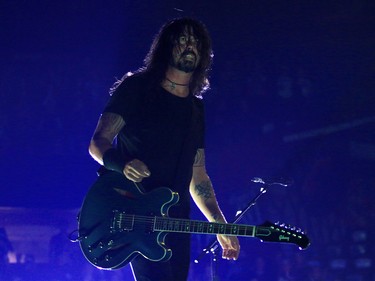 The Foo Fighters perform to a packed house at the Saddledome in Calgary on Tuesday, October 23, 2018. Dean Pilling/Postmedia