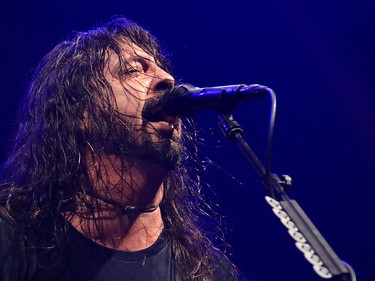 The Foo Fighters perform to a packed house at the Saddledome in Calgary on Tuesday, October 23, 2018. Dean Pilling/Postmedia