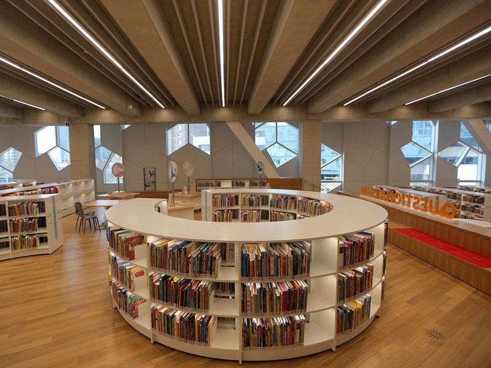 Calgary's $245M New Central Library Opens Doors To Public | Calgary Herald