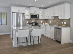 The kitchen in the Madison End show home in Cityscape.