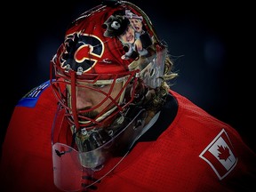 Calgary Flames goalie Mike Smith