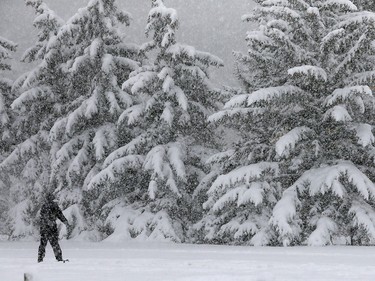 Calgarians woke up to a massive snowstorm, bringing the city to a crawl on Tuesday, Oct. 2, 2018.