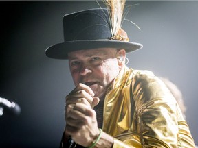 Gord Downie leads a Tragically Hip concert at the Scotiabank Saddledome in Calgary, on Monday, Aug. 1. The show was part of the iconic band's final tour, happening in the wake of Downie's incurable brain cancer diagnosis. Lyle Aspinall/Postmedia Network