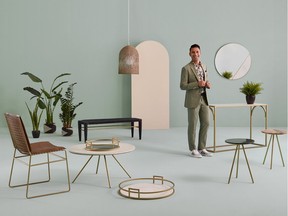Calgary interior designer Aly Velji created a new line of furniture for Mobilia.