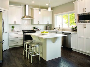 Excel’s signature collection of single-family front-garage models in Carrington feature gourmet kitchens.