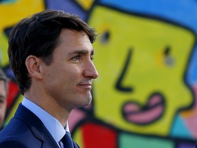 Prime Minister Justin Trudeau during an affordable housing announcement in Calgary, on Thursday November 22, 2018. Leah Hennel/Postmedia