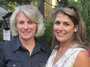 U of C president Elizabeth Cannon, left, and Nuvyn Peters, vice-president, development and fund engagement, know the value of generous philanthropists.