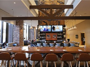 The new Shoe & Canoe Public House at the downtown Delta Hotel by Marriott was photographed on October 25, 2018. Shoe & Canoe pairs menu items with beer and has a diverse selection of craft beers. Gavin Young/Postmedia
