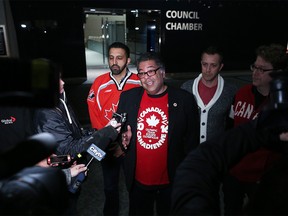 Calgary Mayor Naheed Nenshi comments on the Winter Olympic Plebiscite vote on Tuesday, Nov. 13, 2018.