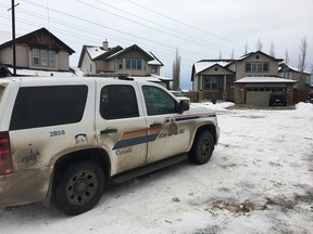 RCMP investigate a fatal shooting in a home on West Creek Mews in Chestermere.