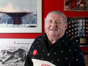 Jerry Joynt, Senior VP of Communications for the Calgary 1988 Olympics,  poses in his northwest Calgary home onWednesday, November 7, 2018. Jim Wells/Postmedia