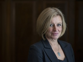 Premier of Alberta Rachel Notley is photographed in Ottawa during her visit on Nov. 28, 2018. (James Park for National Post)