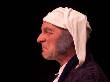 2002: Ebenezer Scrooge played by Stephen Hair in Theatre Calgary's A Christmas Carol.