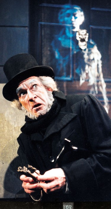 1996: Stephen Hair as Scrooge in Theatre Calgary production of the  Charles Dickens classic.