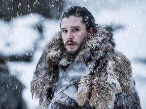 Kit Harington portrays Jon Snow in a scene from the seventh season of HBO's "Game of Thrones."