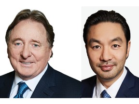 Mitchell Eye Centre’s Dr. Robert Mitchell, left, and Dr. Ryan Yau