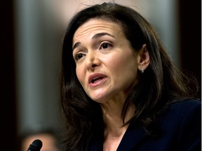Facebook chief operating officer Sheryl Sandberg leads legal and policy, making her largely responsible for rising regulatory risks, souring government relationships and a 39 per cent slump in Facebook's stock since late July.