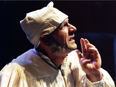 1999: Stephen Hair as Scrooge in Theatre Calgary's A Christmas Carol.