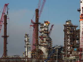 The Sturgeon Refinery under construction in 2016.