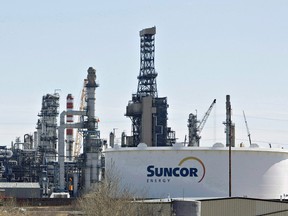 The Suncor Refinery in Edmonton.