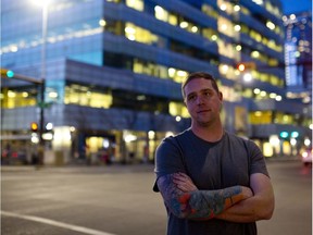 Chris Kelly poses for a photo outside Shelp Life Books in Calgary, on Saturday December 15, 2018. Leah Hennel/Postmedia