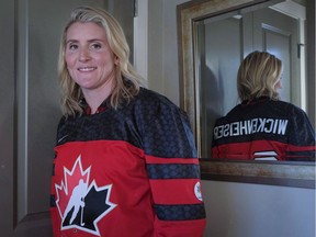 Four-time Olympic gold medallist Hayley Wickenheiser likes to stay busy. Among the greatest women's hockey players ever is working with the Toronto Maple Leafs in player development, attending medical school and raising her 18-year-old son.