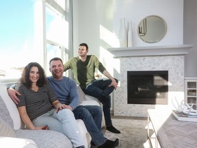 Konstantin and Natalia Makarov and their son Mikhail love their new home in Crestmont West for the location and green space.