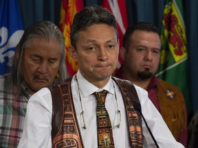 Eagle Spirit Pipeline President Calvin Helin is seen during a news conference in Ottawa, Tuesday December 11, 2018.