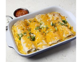Breakfast Enchiladas for ATCO Blue Flame Kitchen for January 9, 2019; image supplied by ATCO Blue Flame Kitchen